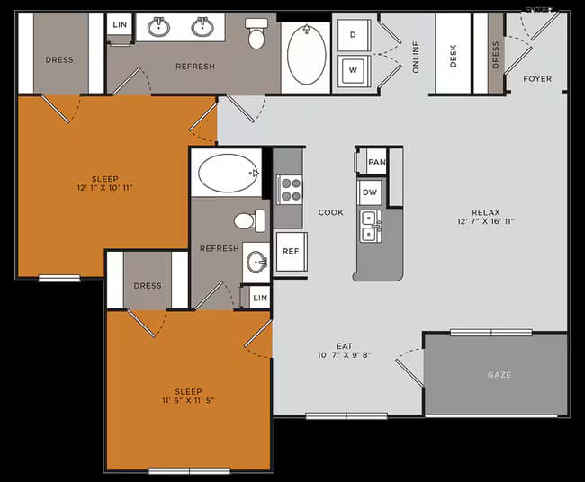 Unit 05203 05203 floor plan