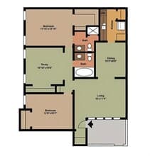 B2 507 floor plan
