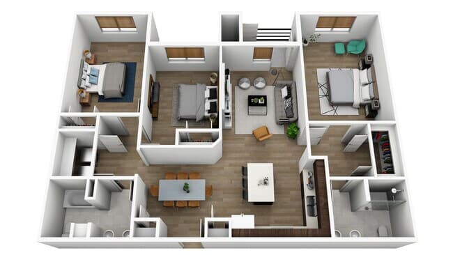 Unit 406A 307B floor plan