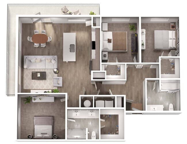 Unit 2235 2235 floor plan