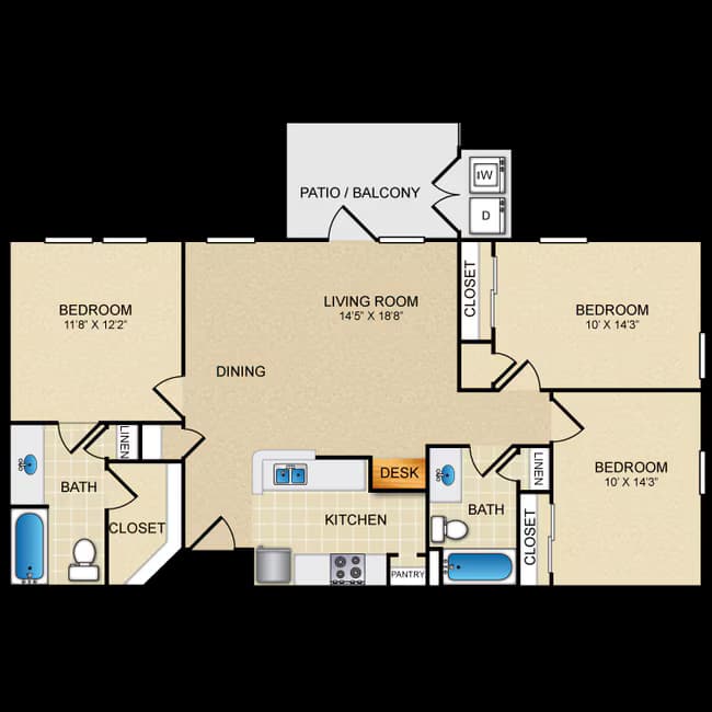 Unit 04201 04201 floor plan