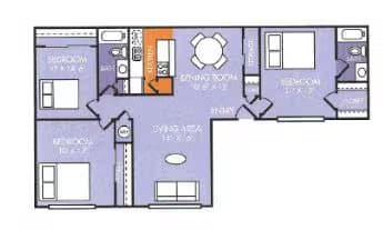 Unit 1504 1504 floor plan