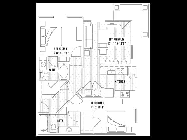 Unit Private Private floor plan