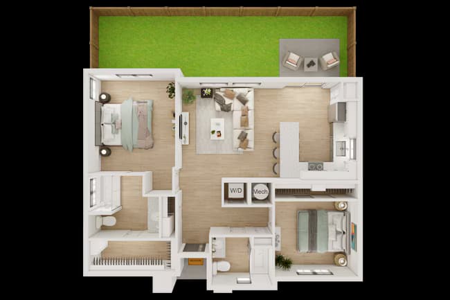 Unit 729 729 floor plan