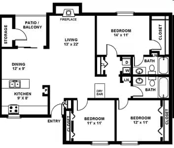 Unit 273 273 floor plan