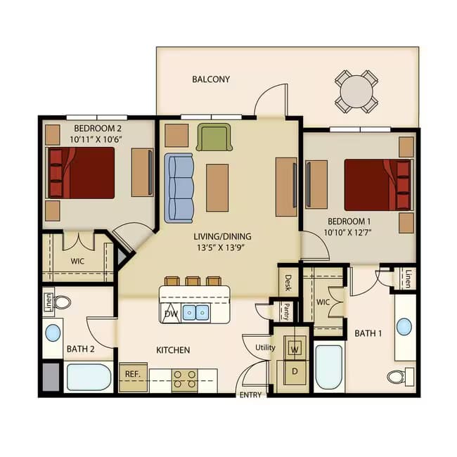 Unit 10-10205 10-10205 floor plan