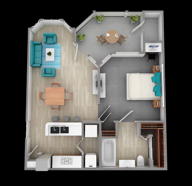 Unit 1125 1424 floor plan