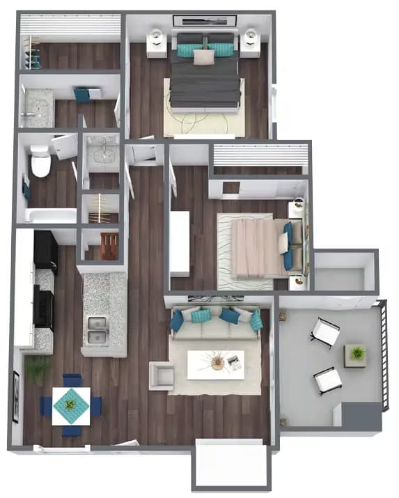 Unit 905 1214 floor plan