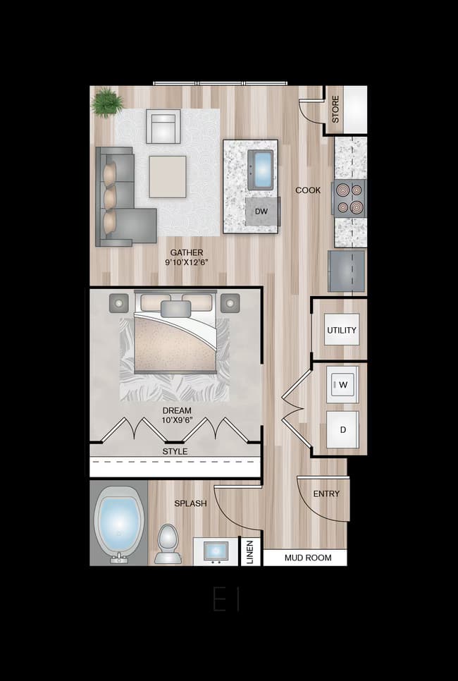 E1 1716 floor plan