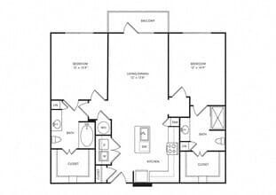 B1 2-2332 floor plan
