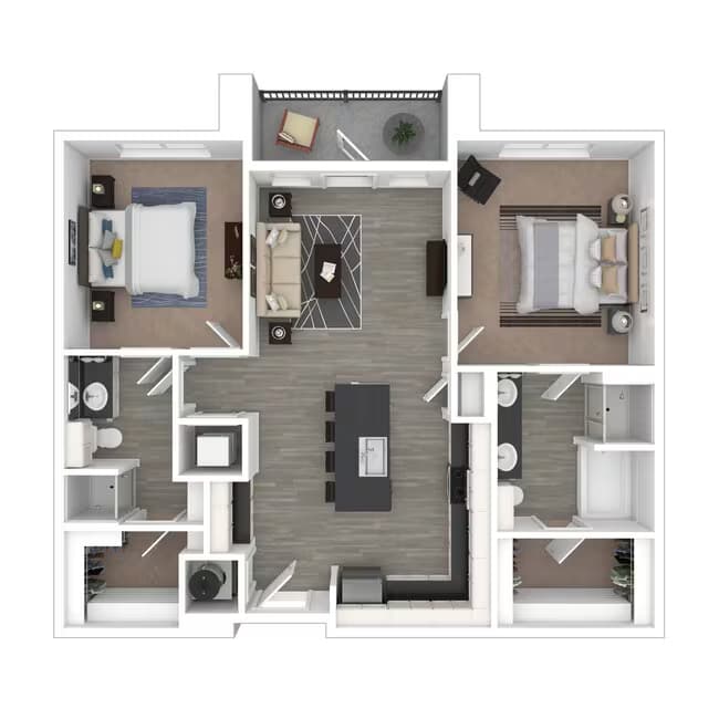Unit 3113 1318 floor plan