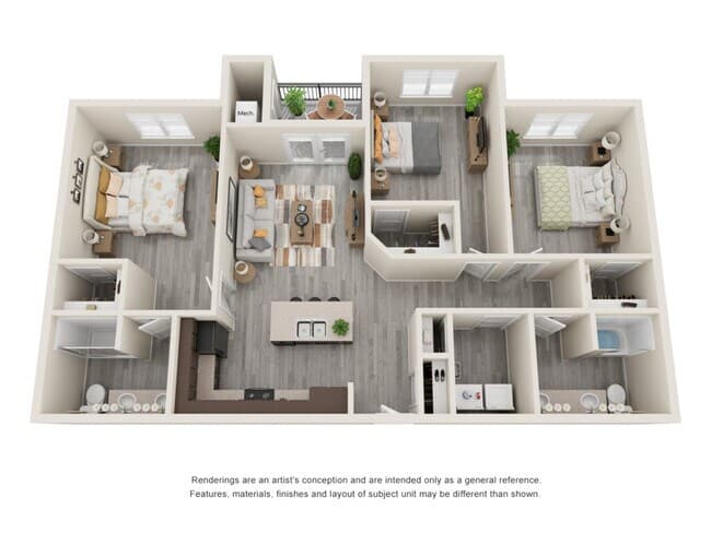Unit 1308 1308 floor plan