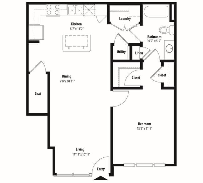 Unit 11117 10106 floor plan