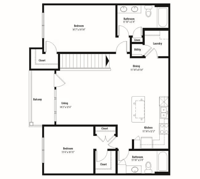 Unit 8215 4208 floor plan