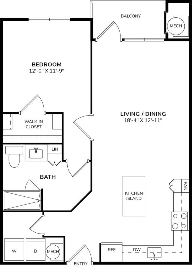 Unit 10205 10307 floor plan