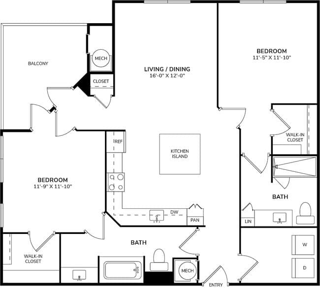 Unit 10102 02310 floor plan