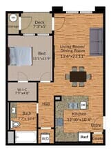 1B 11303 floor plan