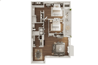 2-2 Classic 1603 floor plan