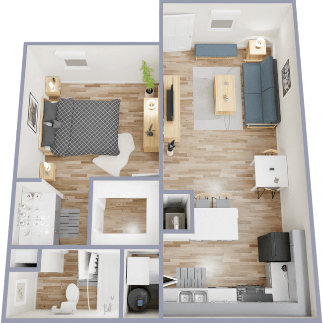 Unit C6 B7 floor plan