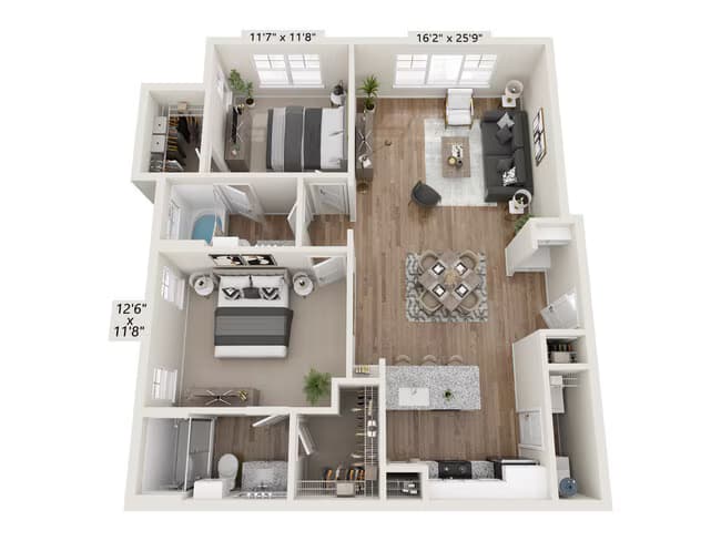 Unit 1301 1301 floor plan
