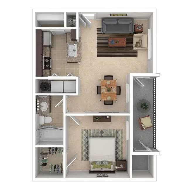 A1 512 floor plan
