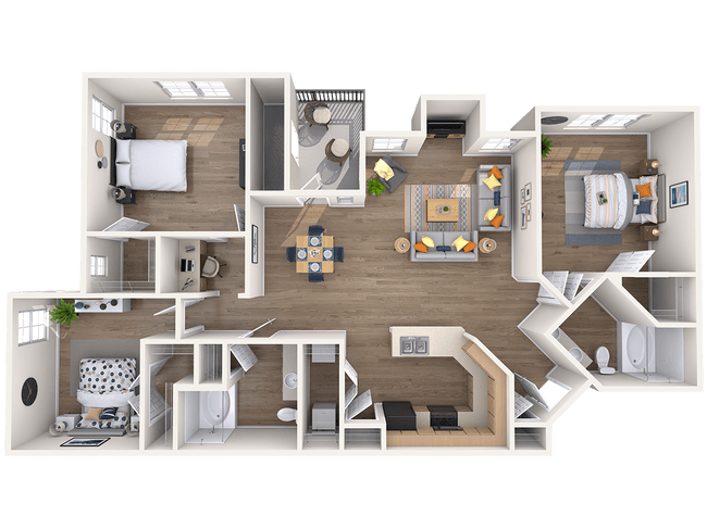 Unit 0921 0932 floor plan
