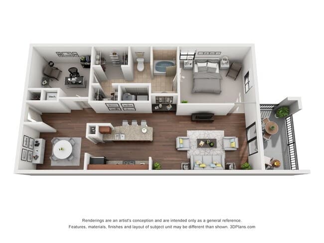 Unit 1527 1527 floor plan