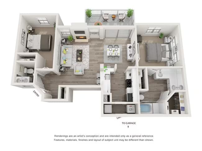 Unit E1304 E1304 floor plan