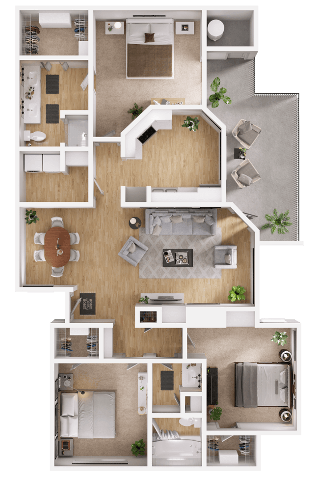 Lantana B1228 floor plan