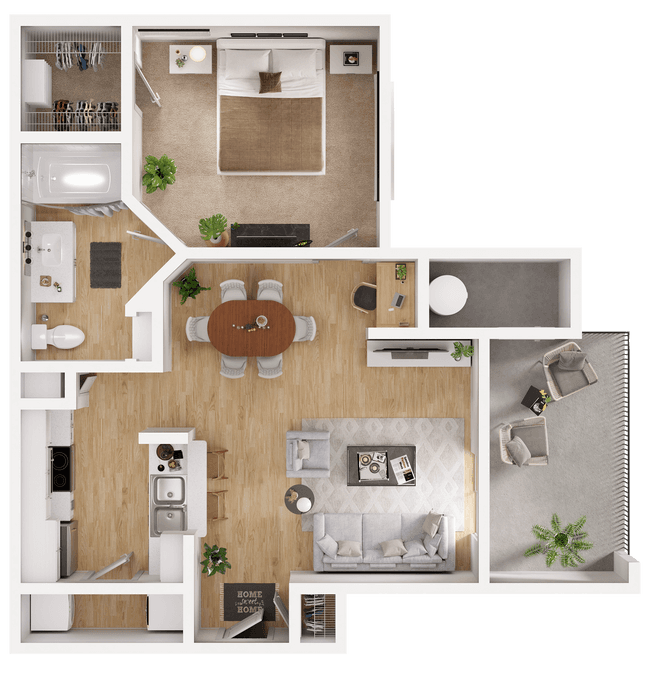 Oak A0336 floor plan
