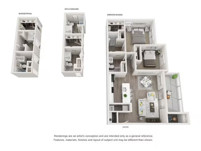 Unit A1511 A1511 floor plan