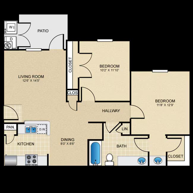 Unit 0614 0233 floor plan