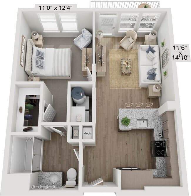 Unit 3411 3411 floor plan