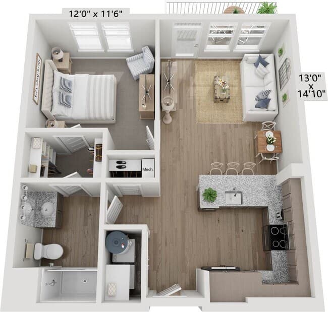 Unit 4303 4303 floor plan