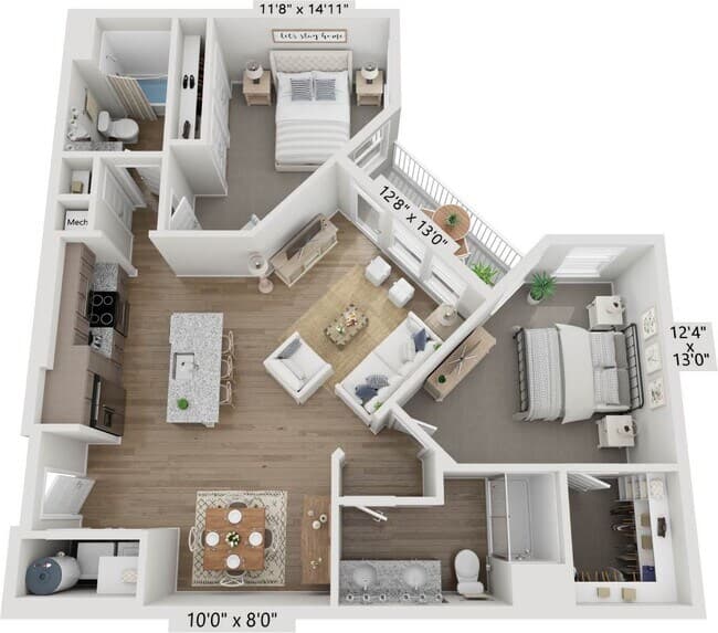 Unit 2404 2404 floor plan