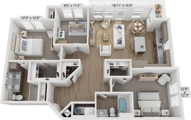 Unit 2205 2205 floor plan