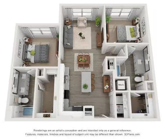 Unit 3206 3206 floor plan