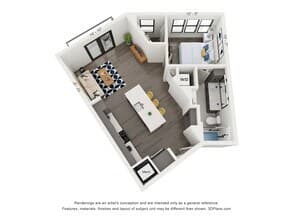 Unit 358 358 floor plan