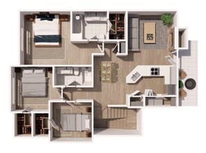 Classic 2 Car Garage 108 floor plan