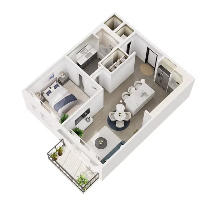 Unit 2409 2417 floor plan