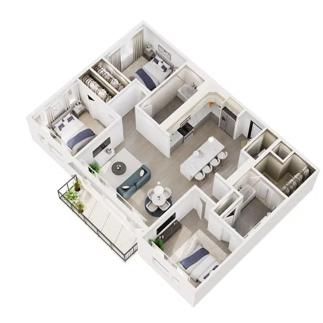 Unit 1204 1204 floor plan