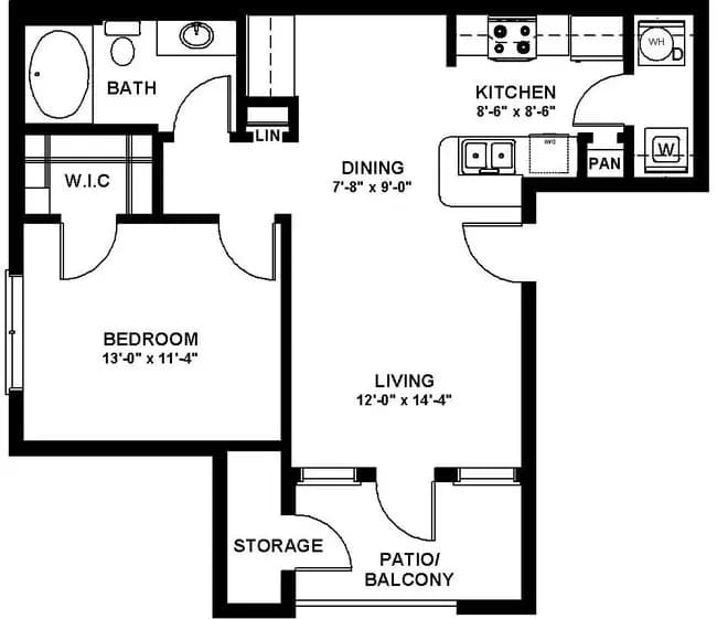 Unit 20201 15202 floor plan
