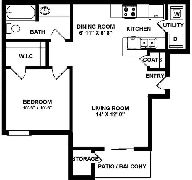 Unit 5206 5106 floor plan