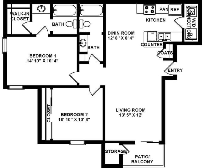 Unit 2207 11107 floor plan