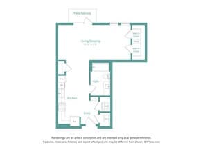 Unit 317 417 floor plan