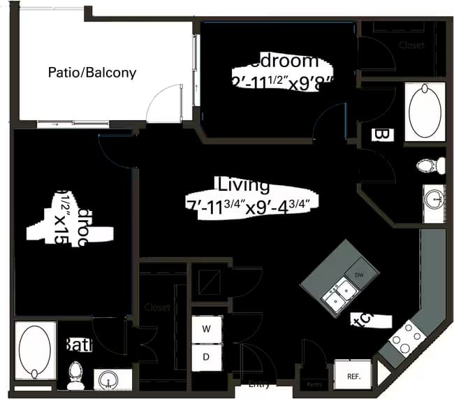 2B 618 floor plan