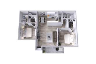 B1 | 2 Bed | 2 Bath 3071 floor plan