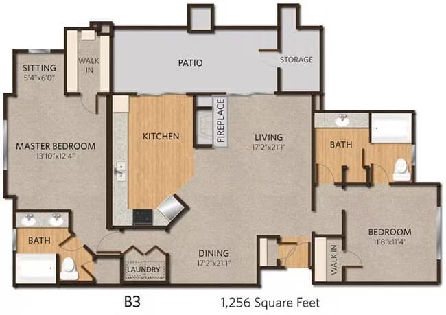 B3 02201 floor plan
