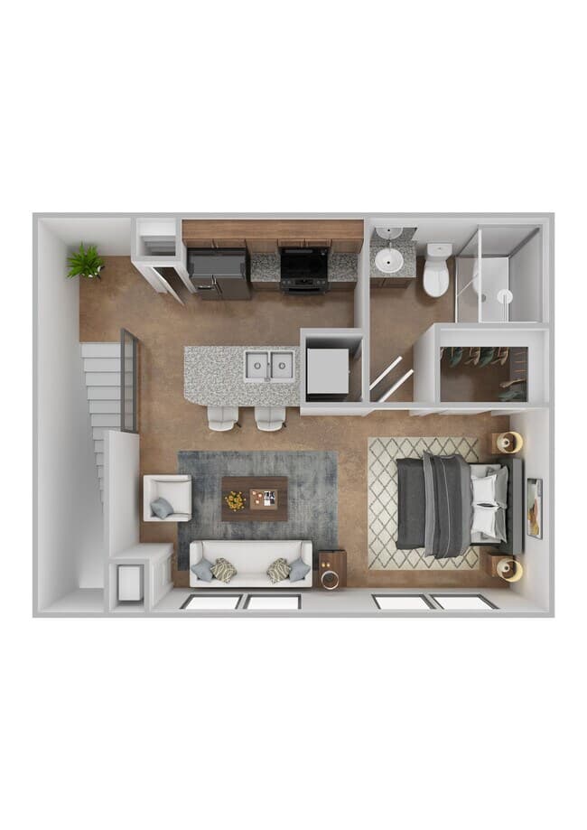 Studio 18210 floor plan