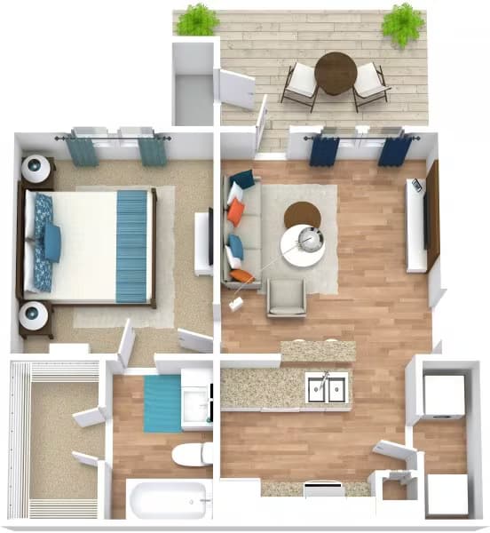 Guadalupe 1724 floor plan